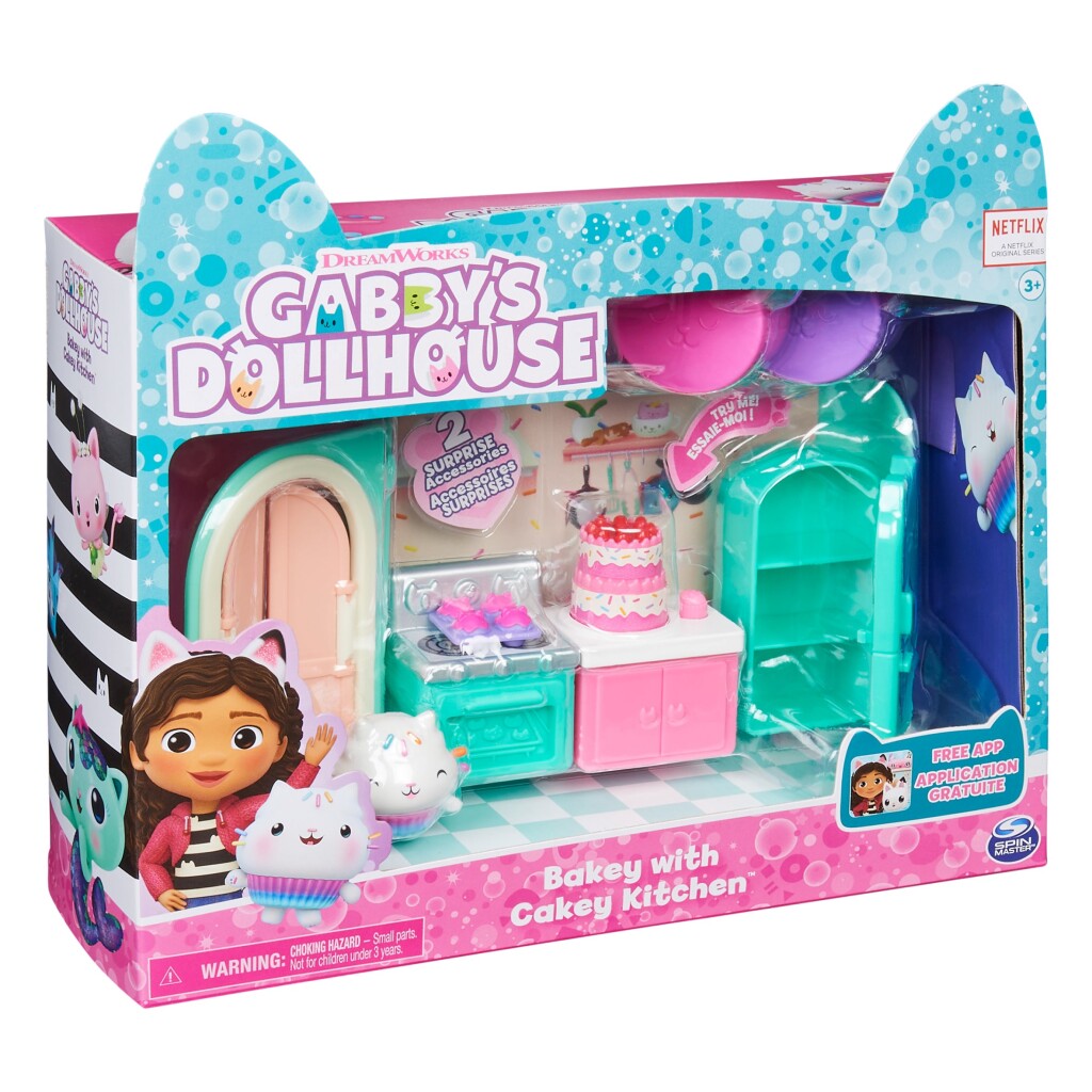 Dem Gabby säin Dollhaus Gabby # 039; s Dammhaus Bäck mat Cakey Kichen