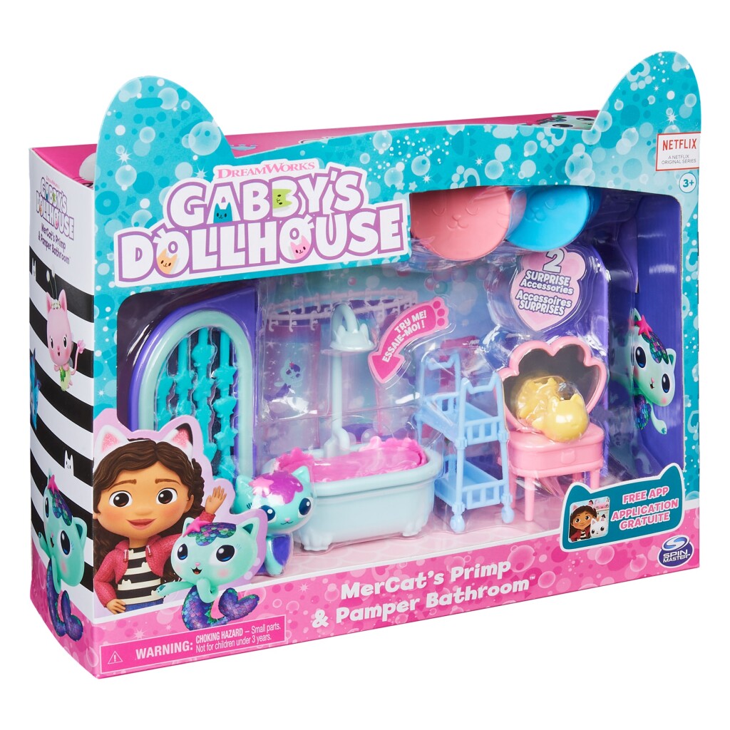 Spinmaster Gabby's Dollhouse - Prim et Pamper Bathroom