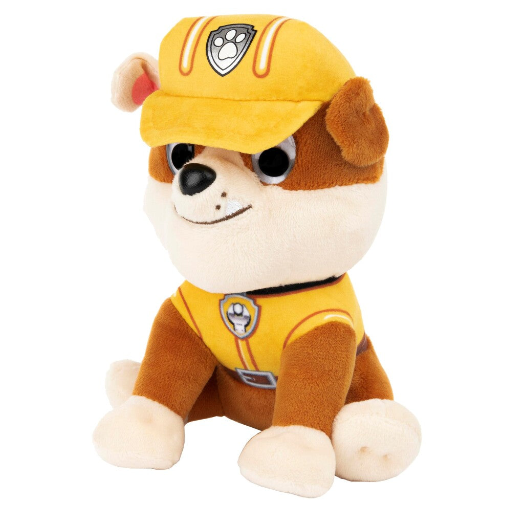 Spinmaster paw patrol cuddly toy rubble 15cm
