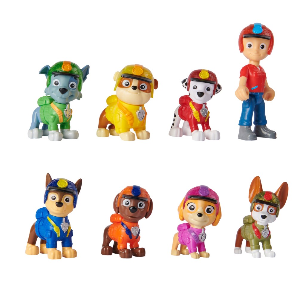 Spinmaster Paw Patrol Jungle Pups Figures 8-piece
