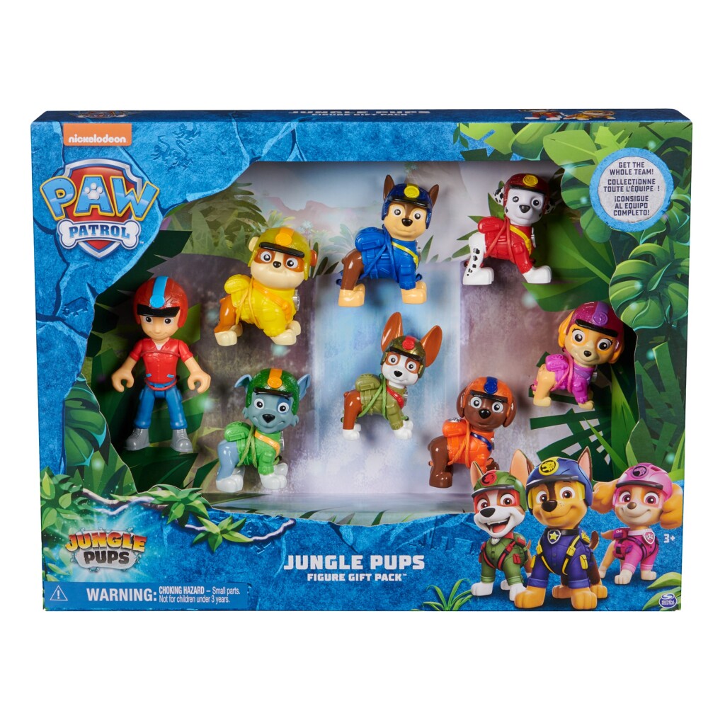 Spinmaster Paw Patrol Jungle Pups Figures 8-piece