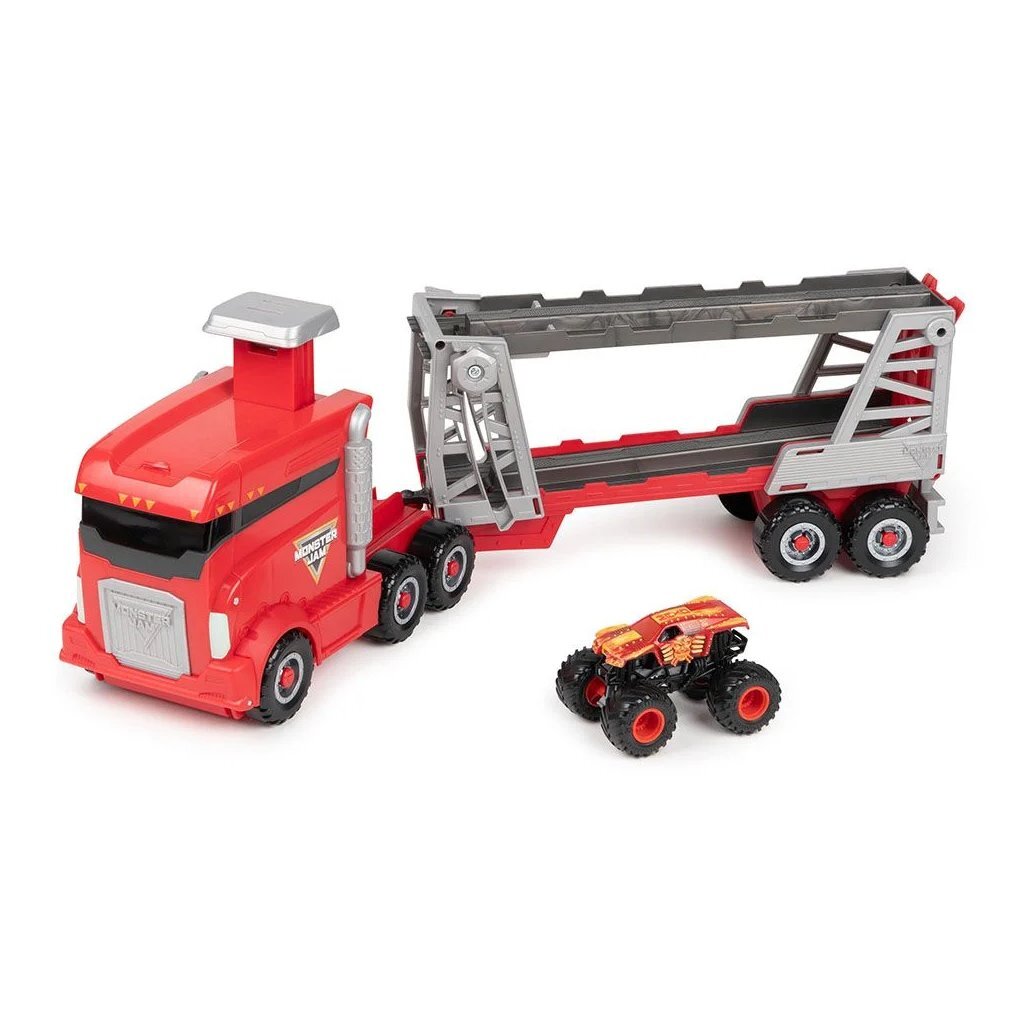 Monster jam transportwagen + monstertruck