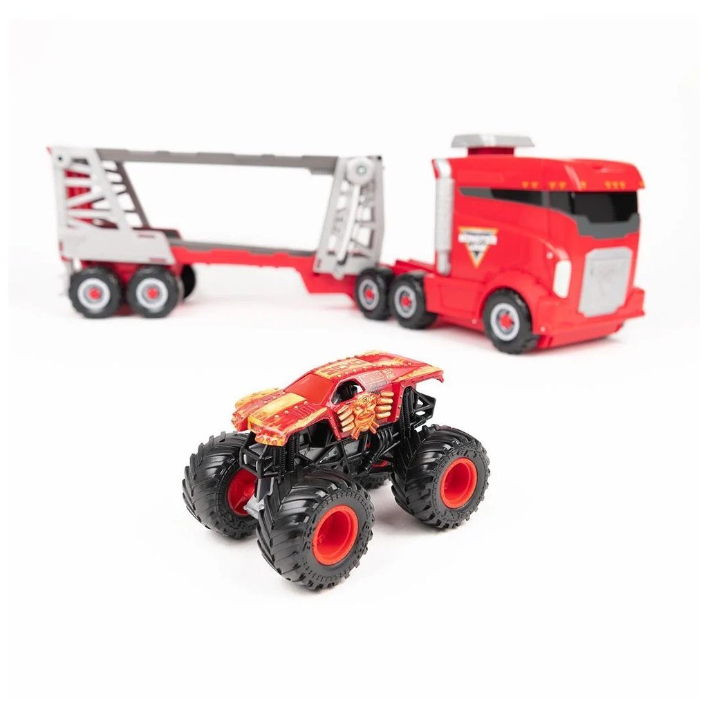 Monster jam transportwagen + monstertruck