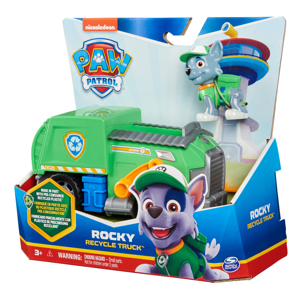 Paw patrol rocky vuilniswagen