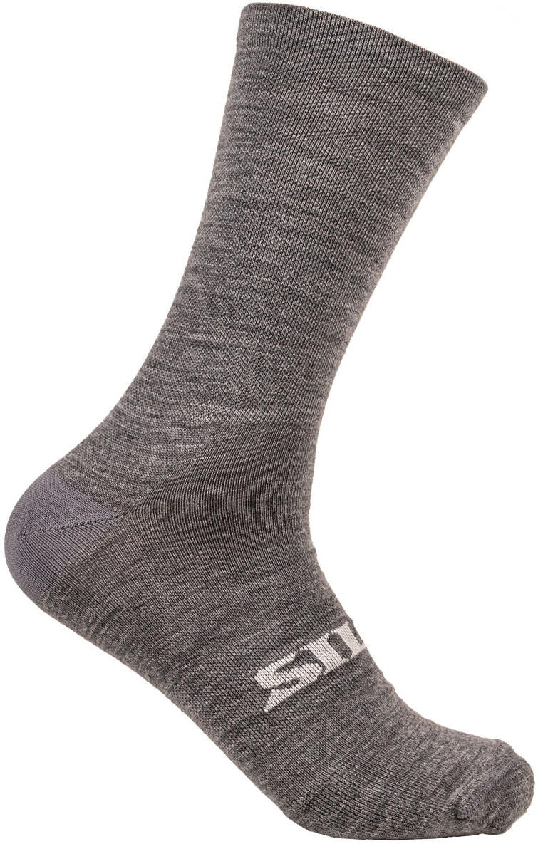 Silca sokken gravel wool sock sock gravel wool size s grey