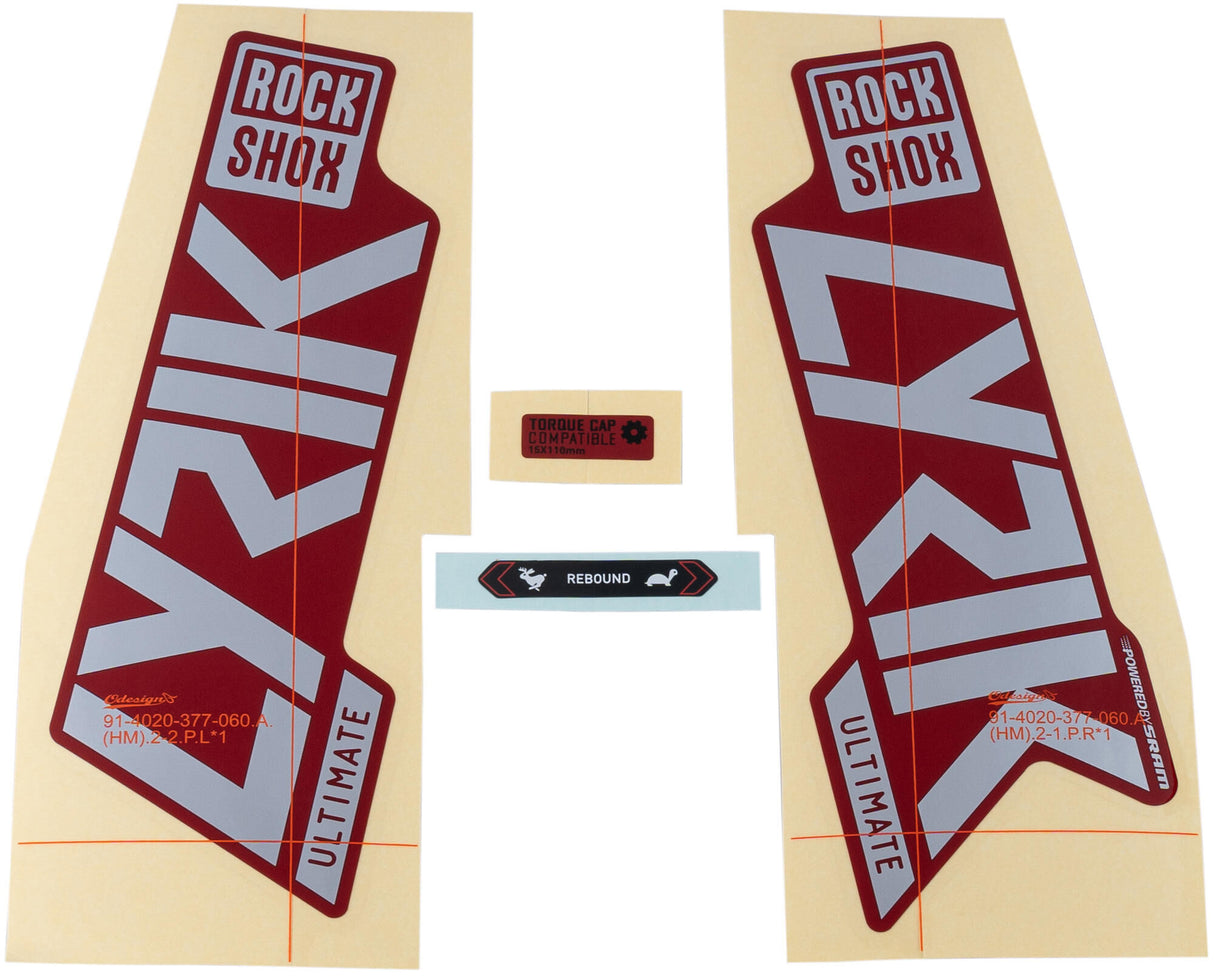 Rockshox decor set signatur series