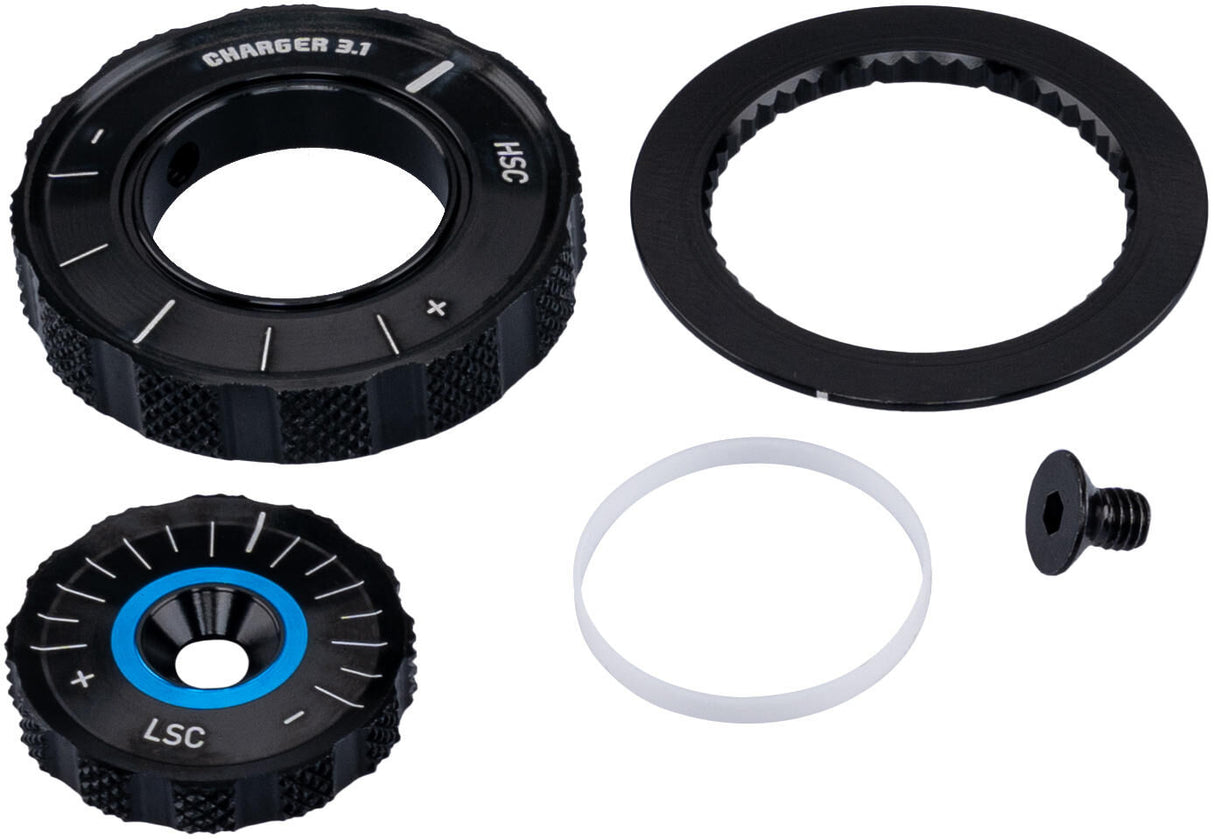 Rockshox adjustment knob kit charger 3.1 adj.knob kit rs charger 3.1 rc2