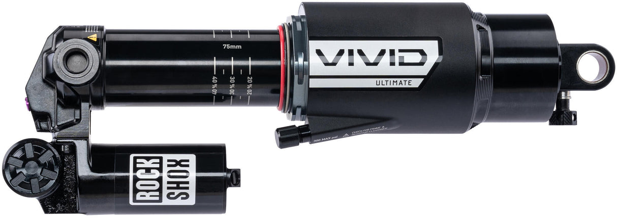 Rockshox shock absorber vivid ultimate dh rc2 rear shock rs vivid ult. dh rc2 225 x 75mm