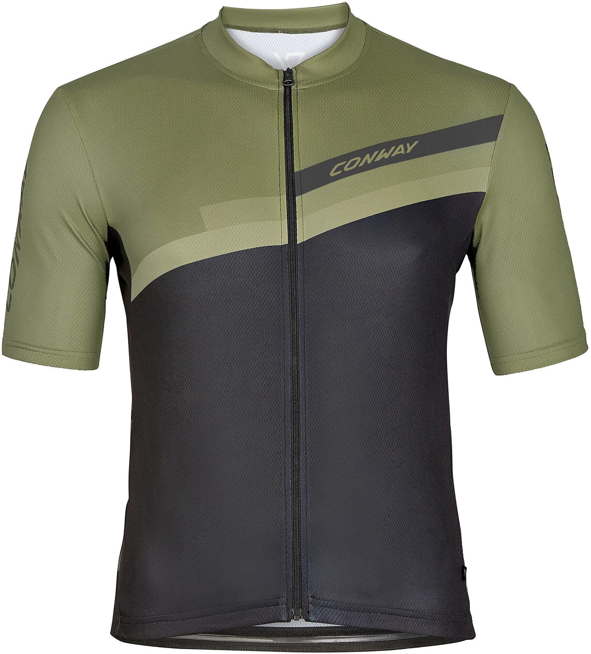 Conway shirt met korte mouwen active jersey full zip ss jersey act.full zip ss s moss black
