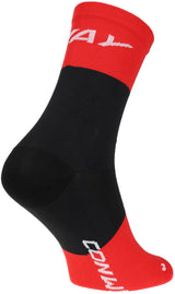 Conway sokken race socks high cut sock race high cut size 44-47 black red
