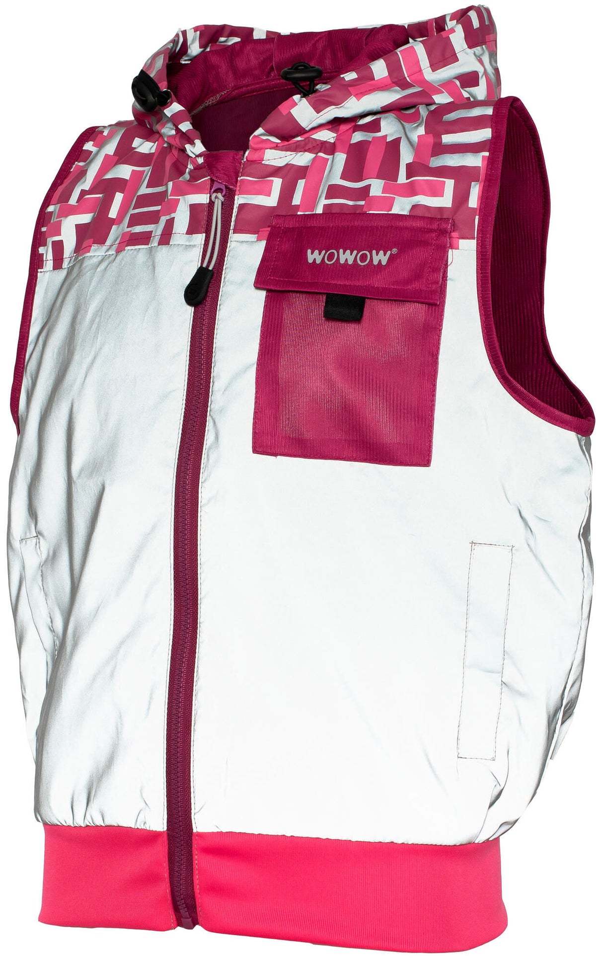 Wowow reflecterend vest yoho jacket pink fr reflective children yoho pink gr.xl