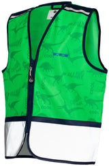 Wowow reflecterend vest zippy jacket green reflective children zippy green gr. l