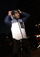 Wowow reflecterend vest towson jacket blue fr reflex_vest towson blue gr.l