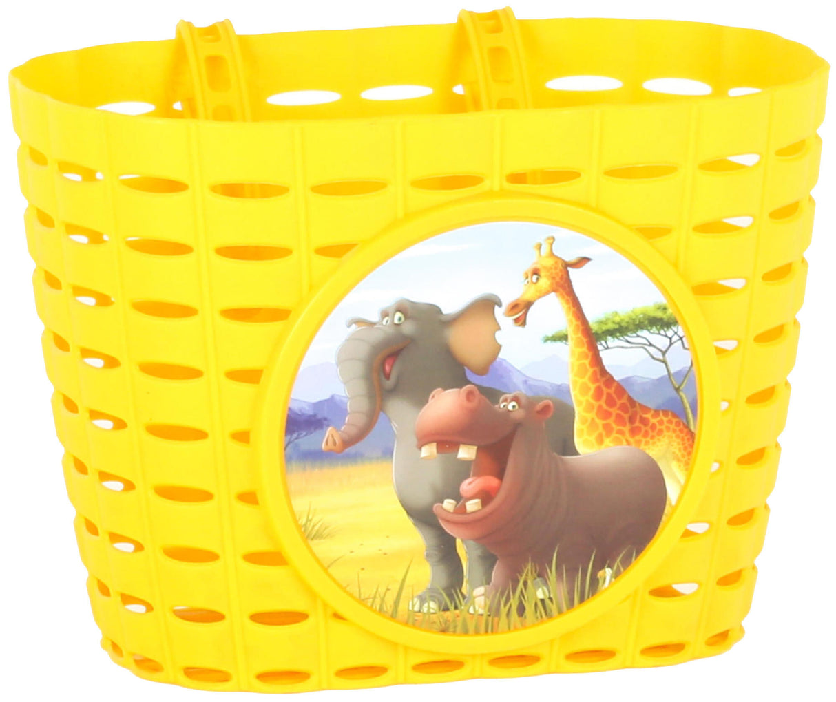 Widek kinder fietsmand child basket widek animals kingdom yellow