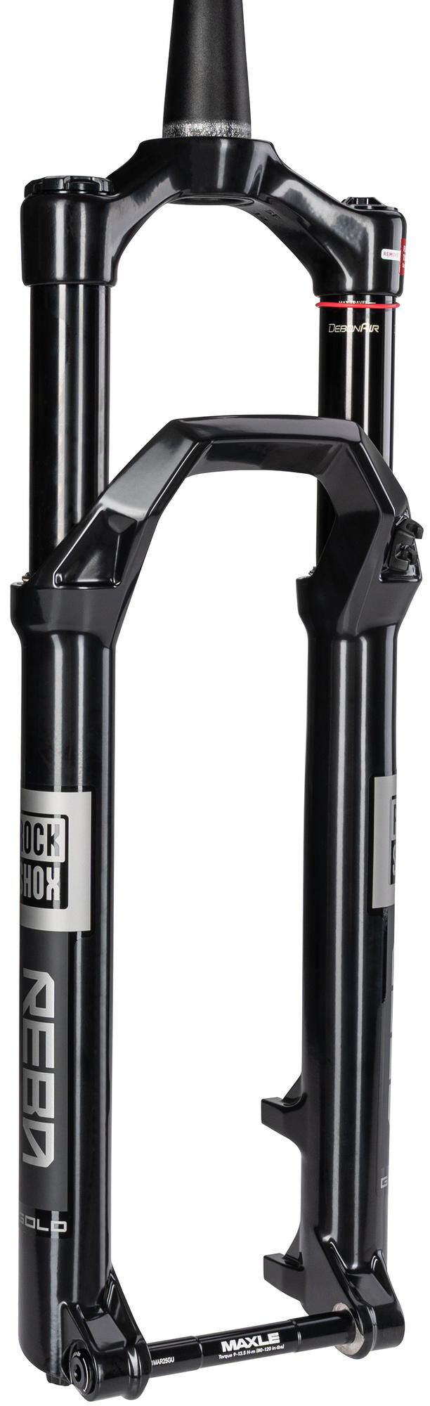 Rockshox verende voorvork reba gold isolator 3p 27,5 + 29 booster rs suspension fork reba g 29 120mm 3p crn 44 black