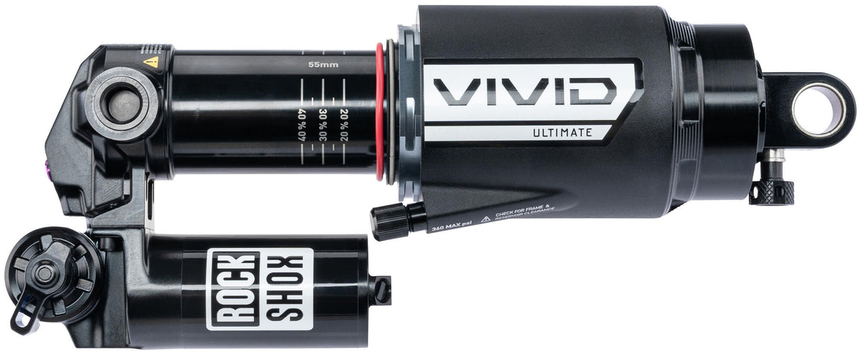 Rockshox schokdemper vivid ultimate rc2t rear shock rs vivid ult. rc2t 185 x 55mm