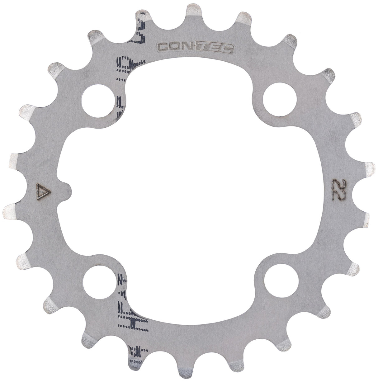 Contec kettingblad c.drive ct chain ring c.drive 22t 64mm silver