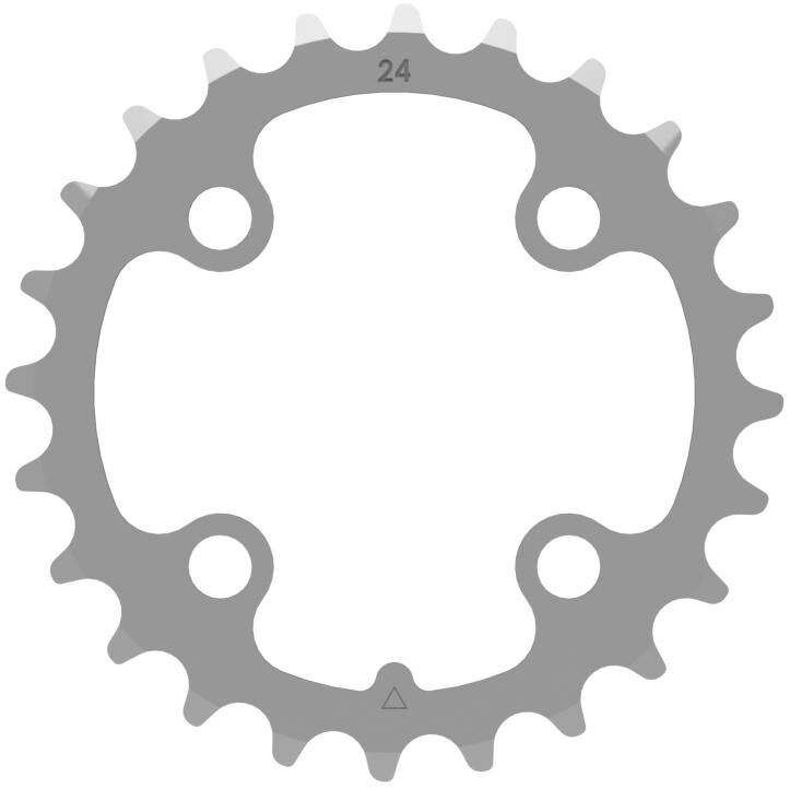 Contec kettingblad c.drive ct chain ring c.drive 24t 64mm silver