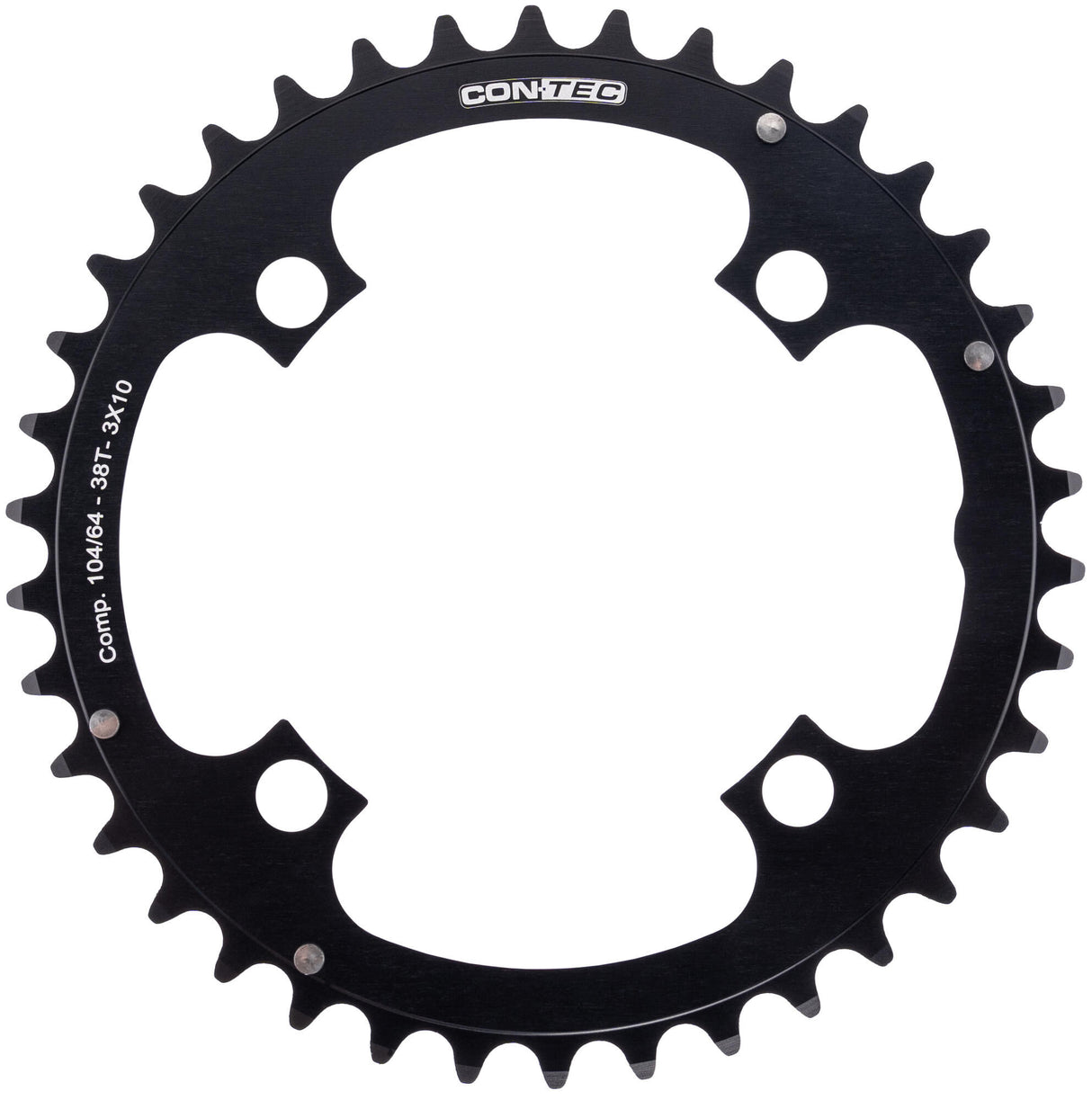 Contec kettingblad c.drive ct chain ring c.drive 38t 104mm black