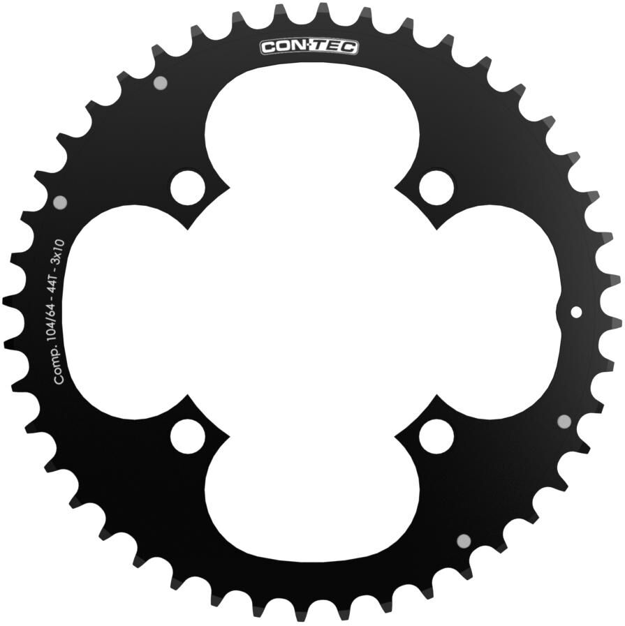 Contec kettingblad c.drive ct chain ring c.drive 44t 104mm black