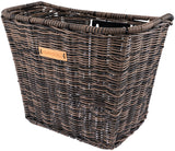 Basil Bremen Rattan Look FM - Bicycle basket - First - Including Basil FM STUD PROPER - Brown