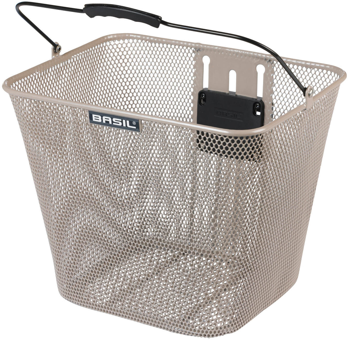 Basil Bicycle basket Bilbao KF Confirmation 26 x 22 x 27 cm - Nude Metallic