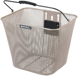 Basil Bicycle basket Bilbao KF Confirmation 26 x 22 x 27 cm - Nude Metallic
