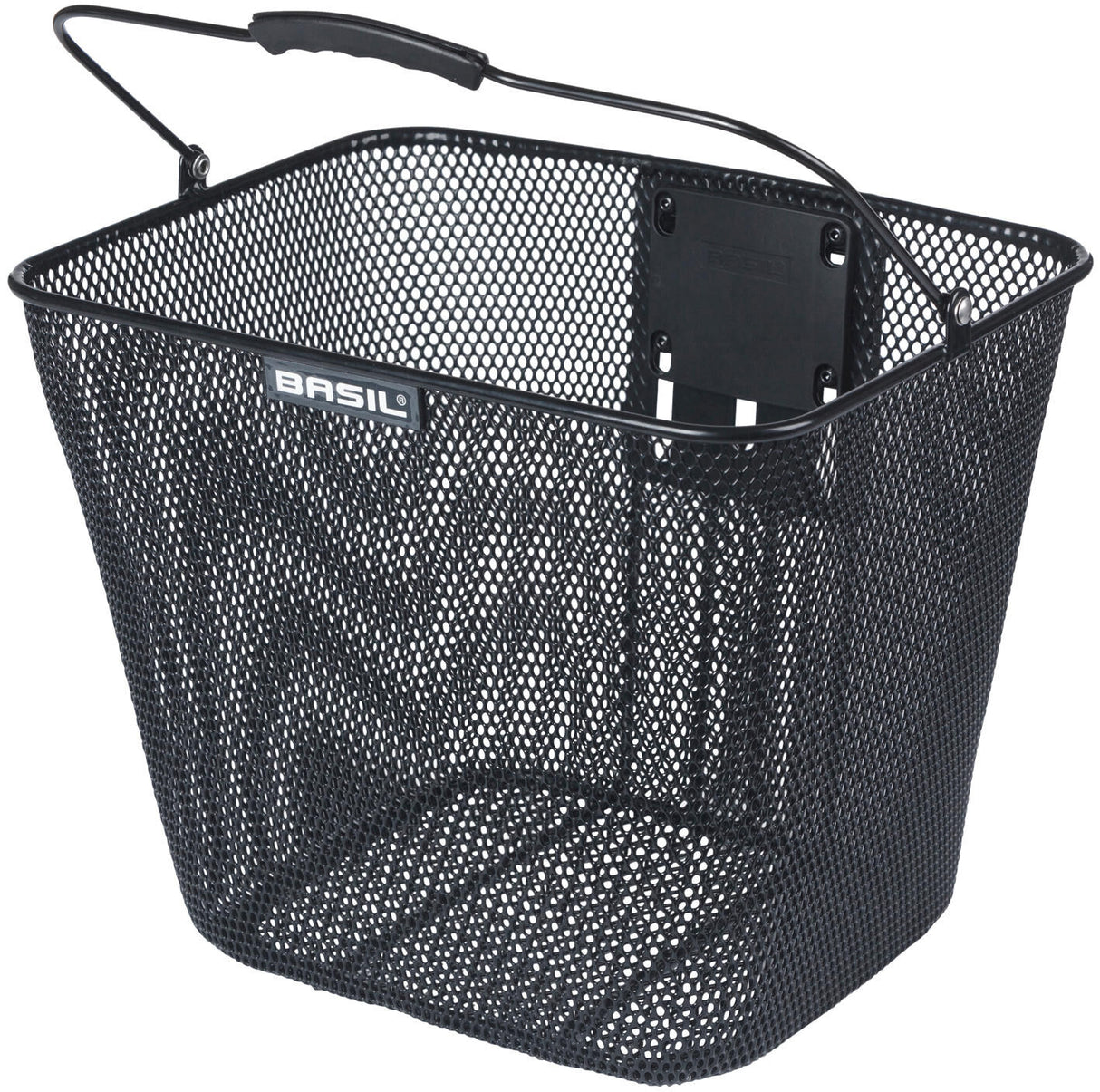 Basil Bicycle basket Bilbao KF for 22 x 26 x 28 cm - Black