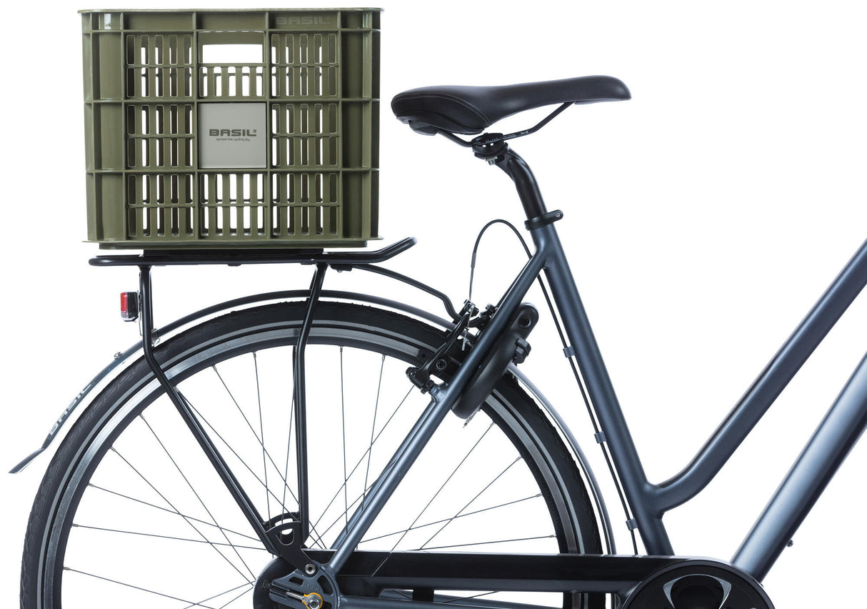 Basil Fietskrat L - Large - 40 liters - Green