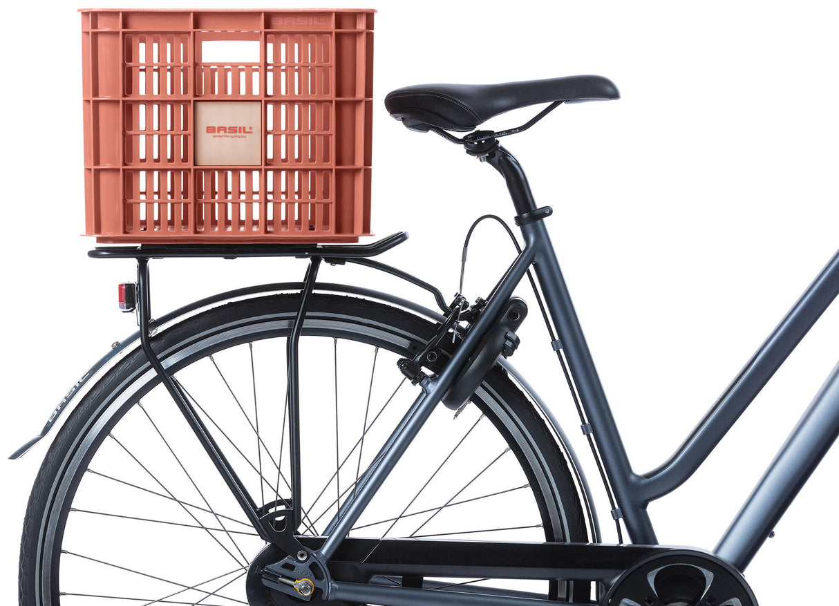 Basil Fietskrat L - Large - 40 liters - Red