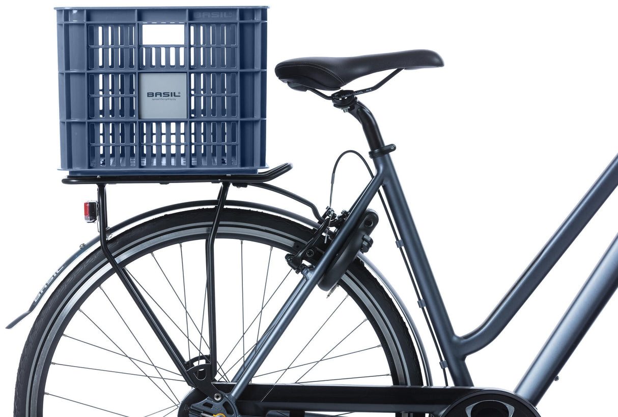 Basil Fietskrat L - Large - 40 liters - Blue