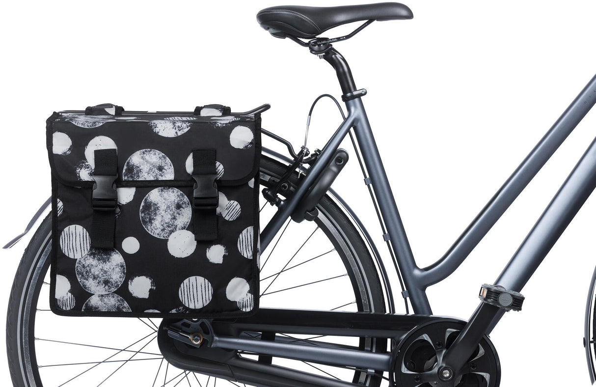 Basil bag Mara XL Double | Sphere | Black gray