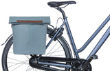 Basil City Bicycle Shopper Vegan Leather 14-16l Graphite Blue