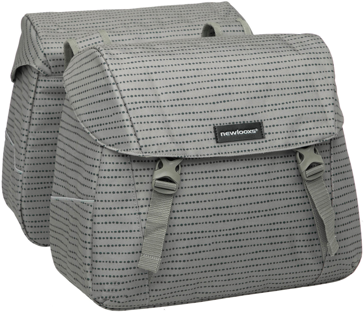 Joli Double Bicycle Bag - Water -Repellent Polyester - Black Blue Green - 37L