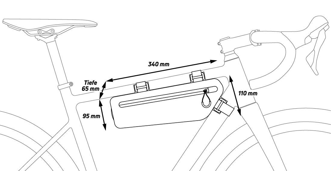 Zefal zéfal frametas z adventure c-serie frame bag zéfal z adventure c2 2,2l