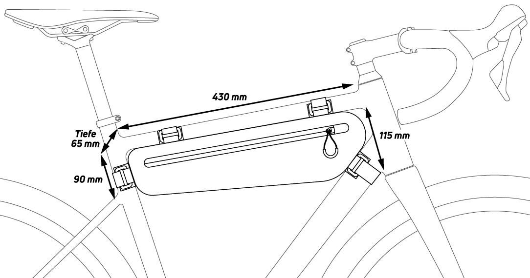 Zefal zéfal frametas z adventure c-serie frame bag zéfal z adventure c3 3,3l