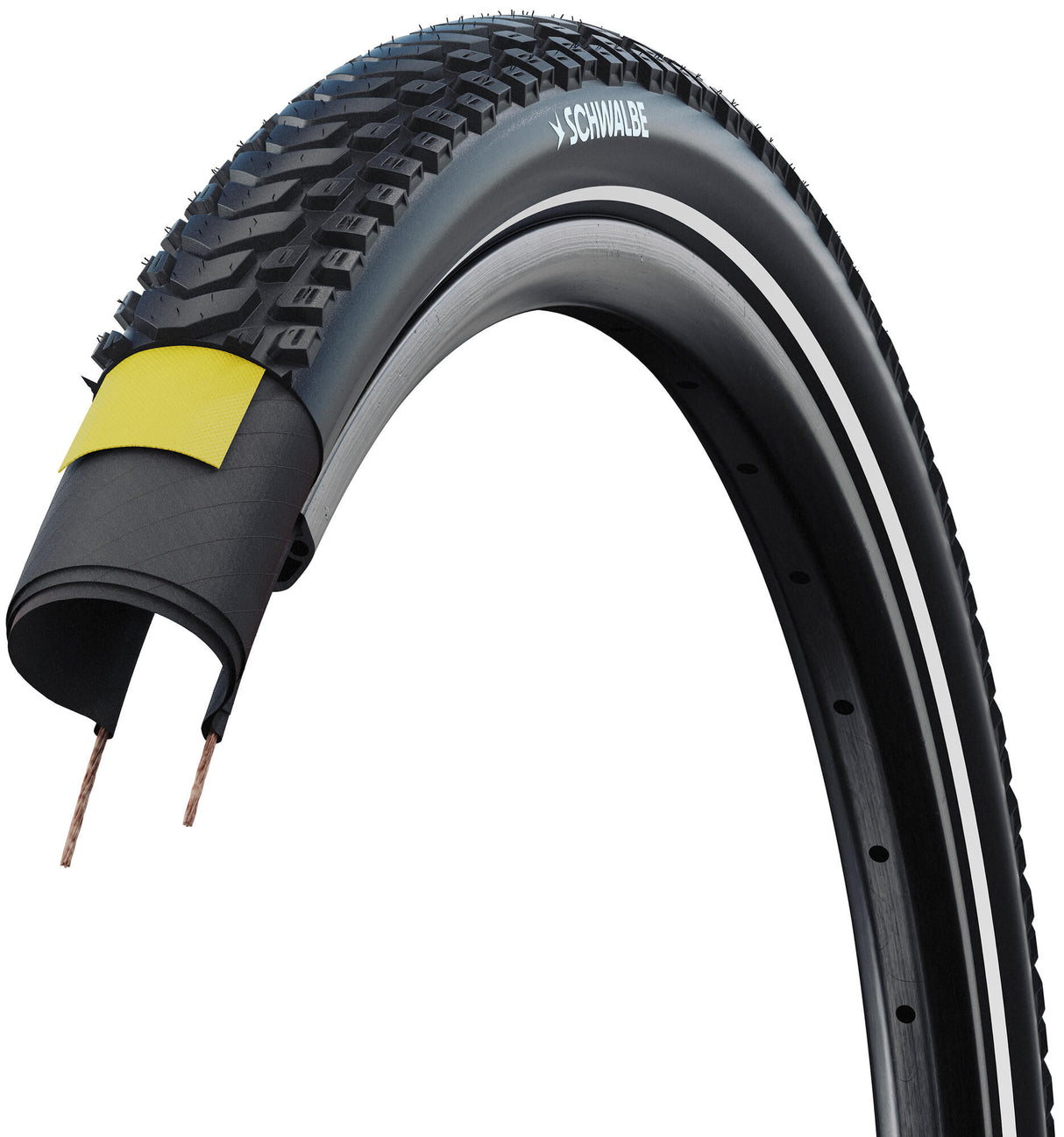 Schwalbe marathon mondial pro evolution line buitenband tyre marathon mond.pro evol.line 57-622
