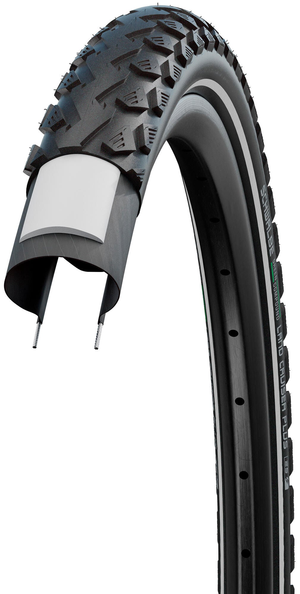 Schwalbe tire 55-622 28x2.15 Land Cruiser Plus Kevlar Guard Reflection ZL