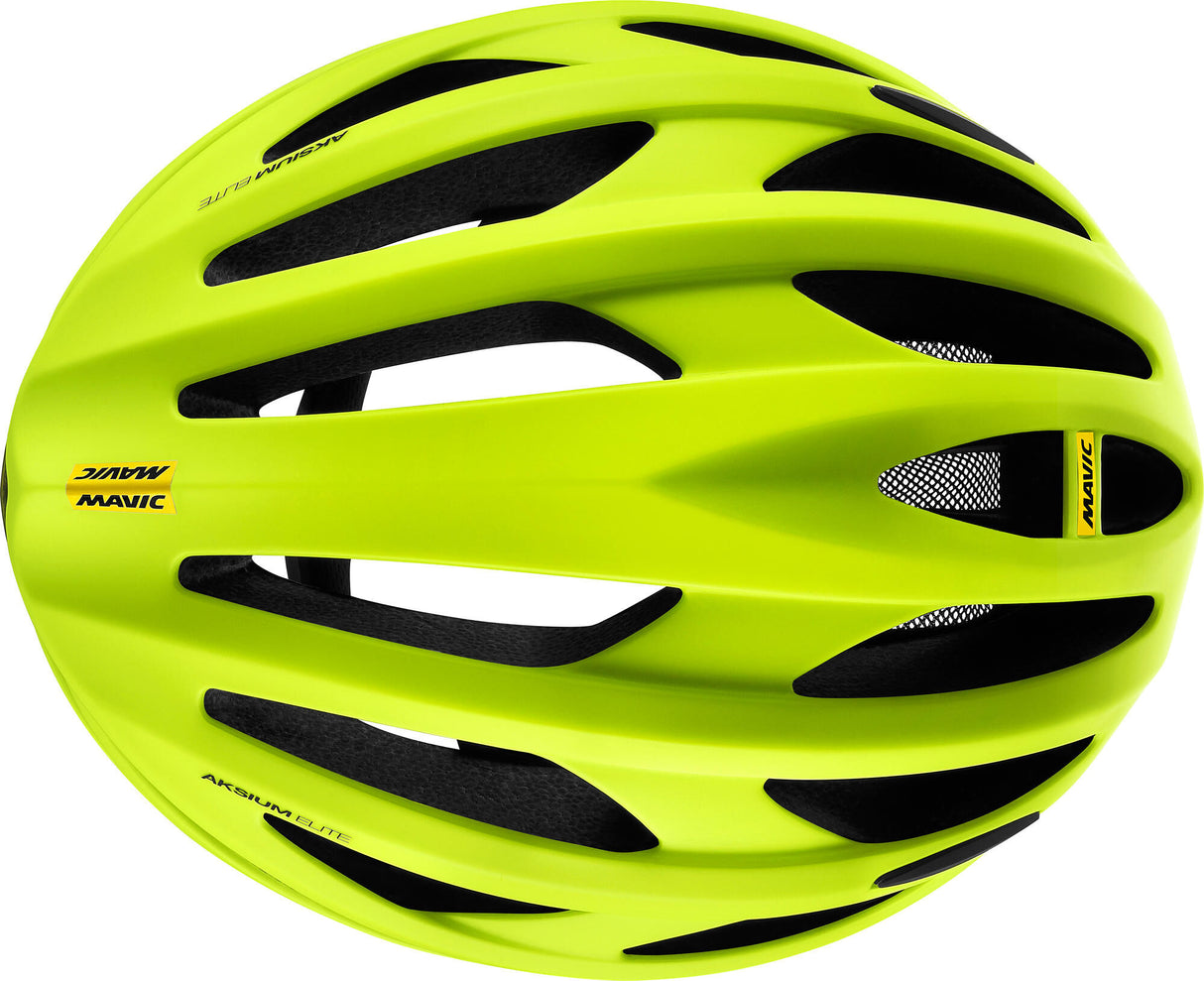 Mavic racing helmet aksium elite helmet aksium elite s saf.yel. blackmetal