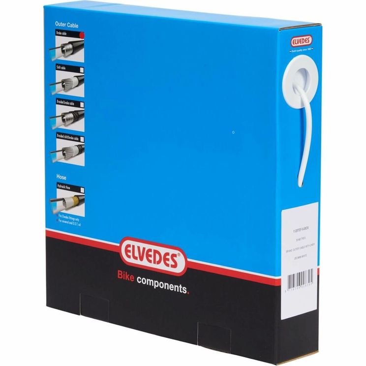 Elvedes REM OUTDER CABLE WITH LINING Ø5.0 mm 30 meters White (in a box)