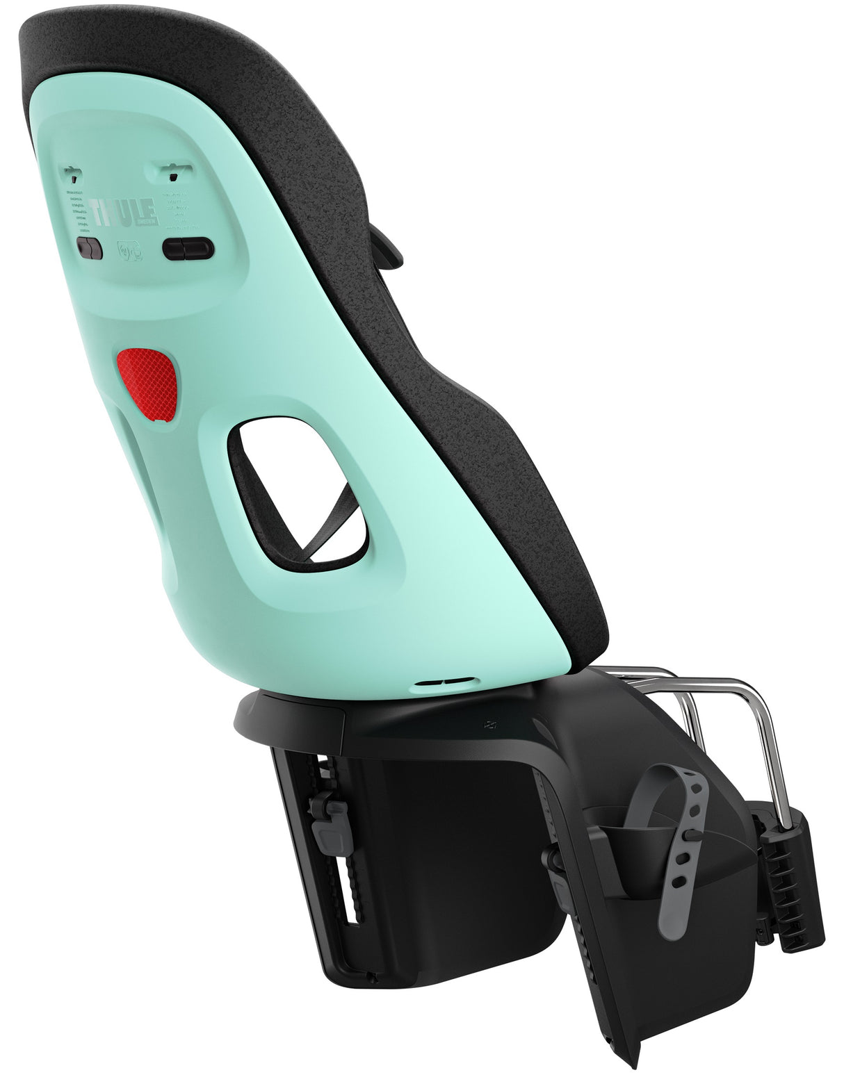Thule child seat behind Yepp Nexxt 2 maxi for frame confirmation mint green