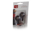 Vacu fin bottle stopper set of 2