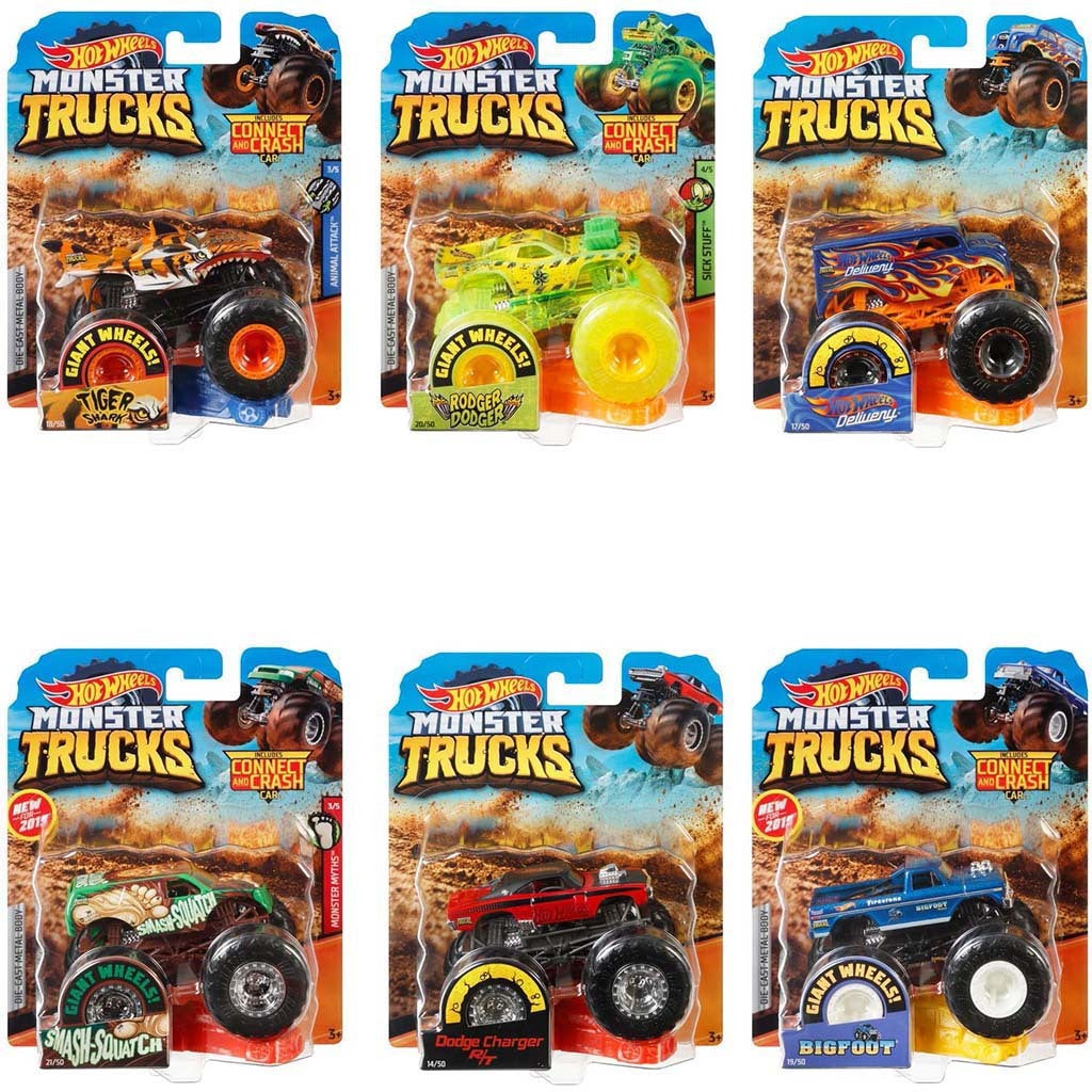 Mattel hot wheels monstertrucker 1:64 assortert
