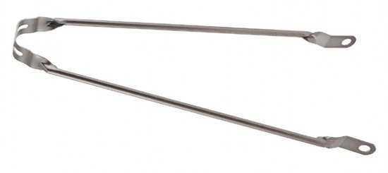 Satplate -Stange 28 Grau