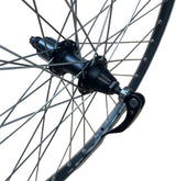 Rodi achterwiel 26 - 559x19 iid skorpion alu. zwart fm32 qr cassette 8 9 sp.14 rvs
