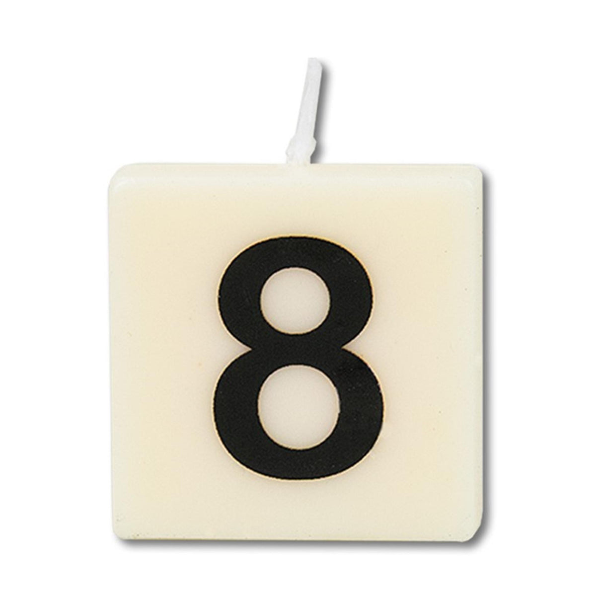 Paperdreams letter kaarsje nr. 8, 4st.