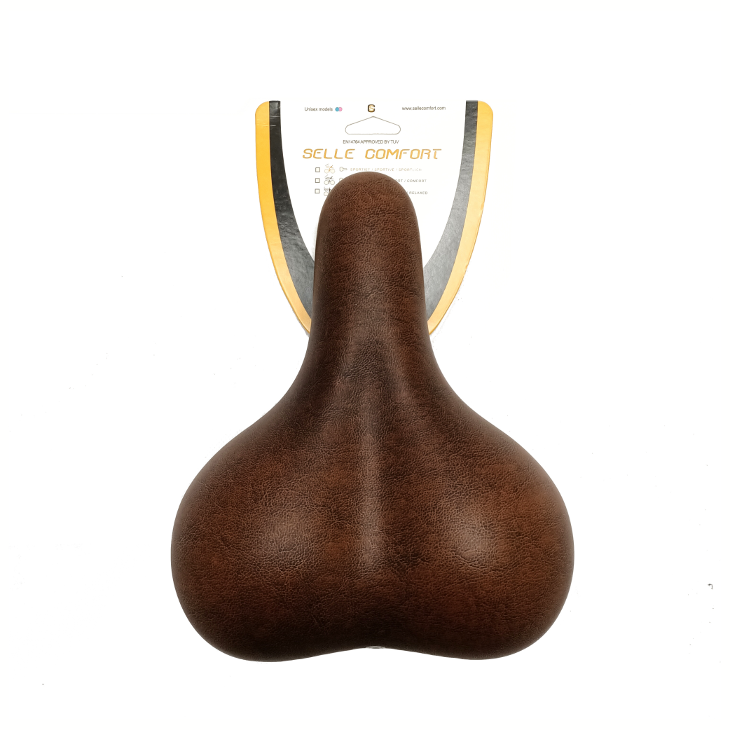 Selle Comfort Saddle City Brown, without a noose