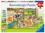 Ravensburger Happy Farm Life, 2 x 24pc.