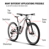 Bicycle Frame Protection Stickerset Transparent