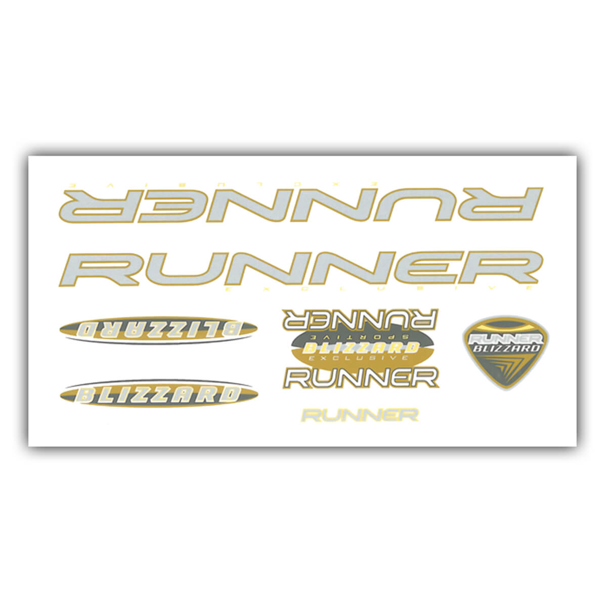 Adete de Bicycle Frame Runner Blizzard Geel